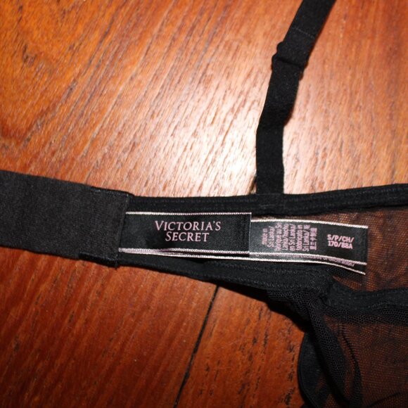 Victoria’s Secret Black Lace Bodysuit with Rhinestones - Picture 3 of 3